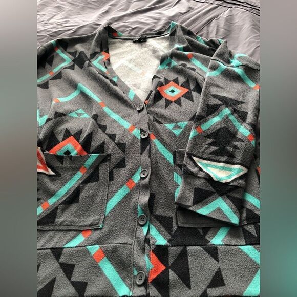 Aztec Print Nollie Cardigan - Picture 2 of 3